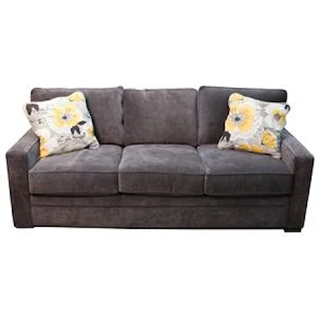 Contemporary Sofa with Track Arms